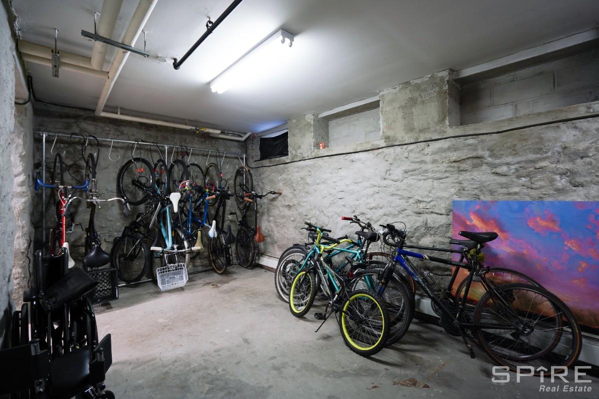 370 St Nicholas Avenue, Unit 5B Manhattan, NY 10027 - Photo 20 of 23 a view of a bike storage and utility room