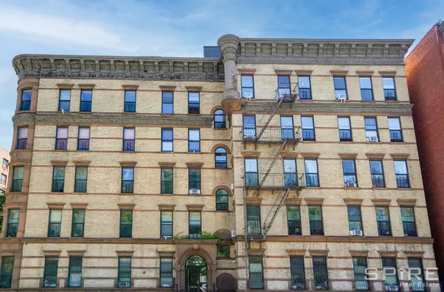 a front view of a building