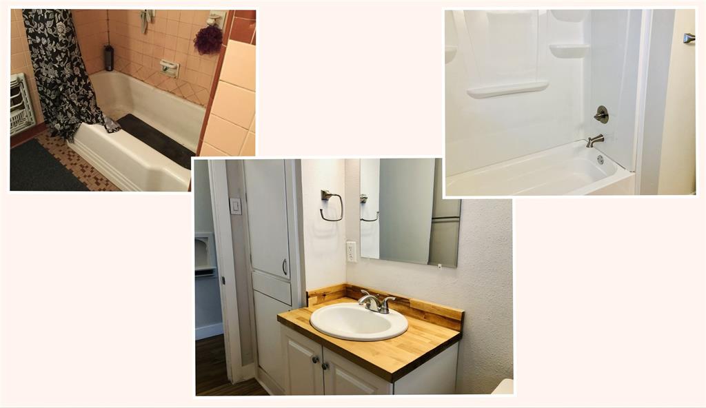 716 Kessler Boulevard Sherman, TX 75092 - Photo 22 of 27 Bathroom with shower / bath combination with curtain and vanity