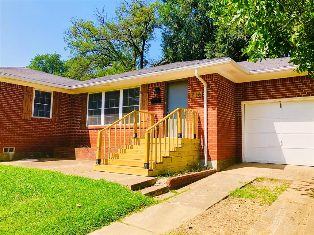 716 Kessler Boulevard Sherman, TX 75092 - Photo 27 of 27 Ranch-style house with a garage, driveway, and brick siding