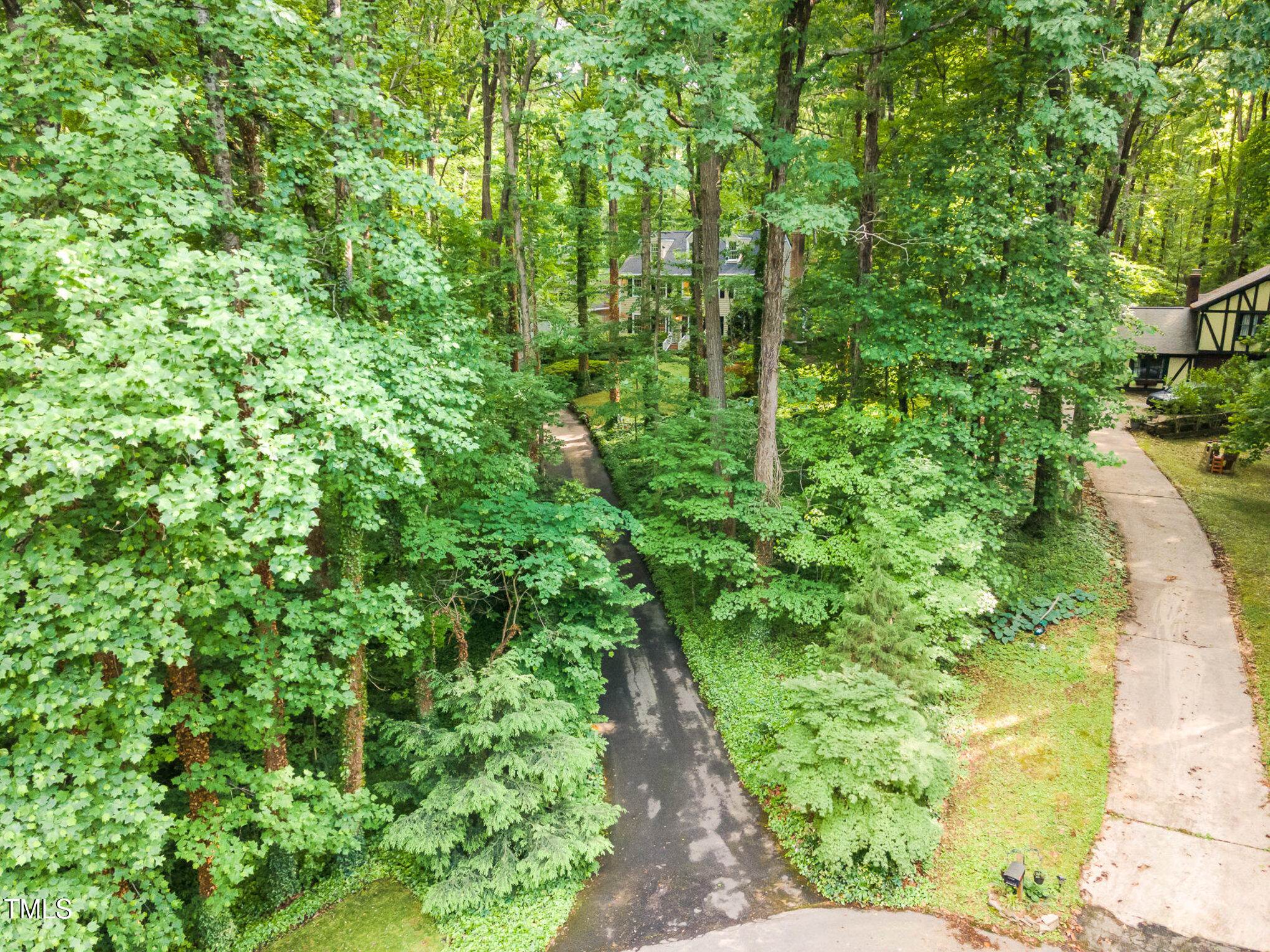 12709 Timberlane Court Raleigh, NC 27613 - Photo 41 of 44 Cul-de-sac Driveway entrance at left.