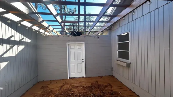 a view of a walk in closet