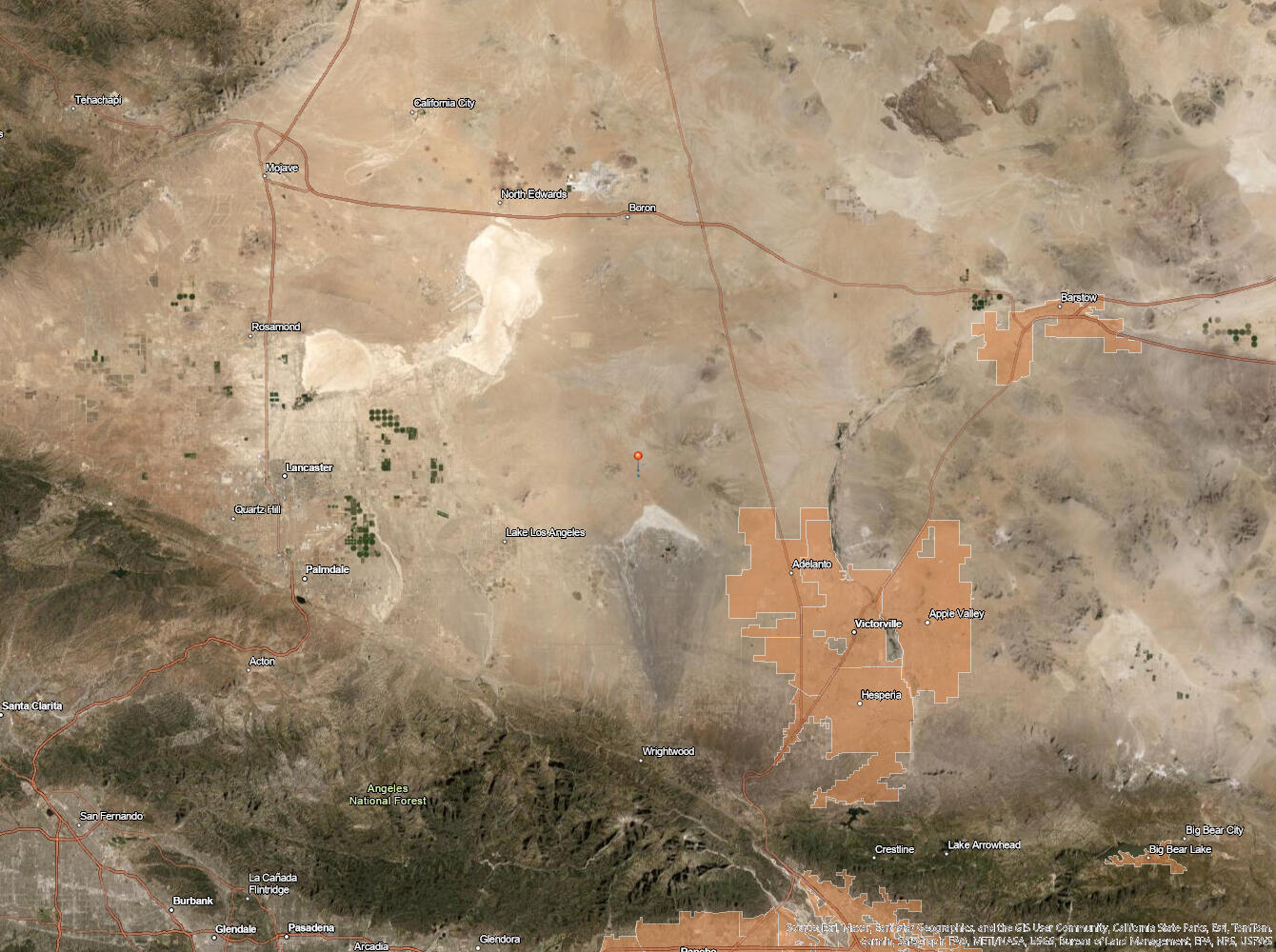 Vic Adobe Mountain Road Adelanto, CA 92301 - Photo 9 of 12 SatMap4