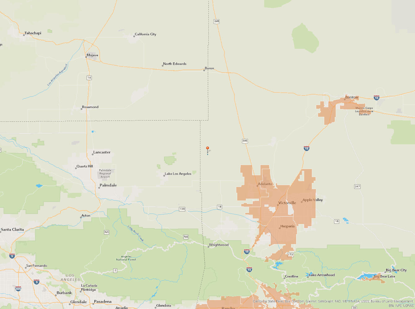 Vic Adobe Mountain Road Adelanto, CA 92301 - Photo 10 of 12 Map4