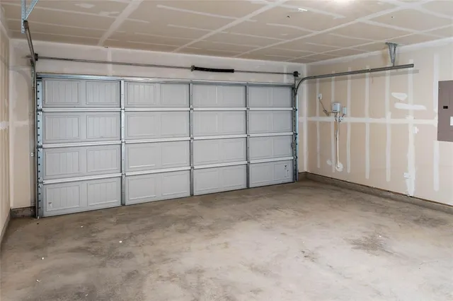 a view of backyard with seating space