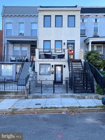 a view of a door of the house