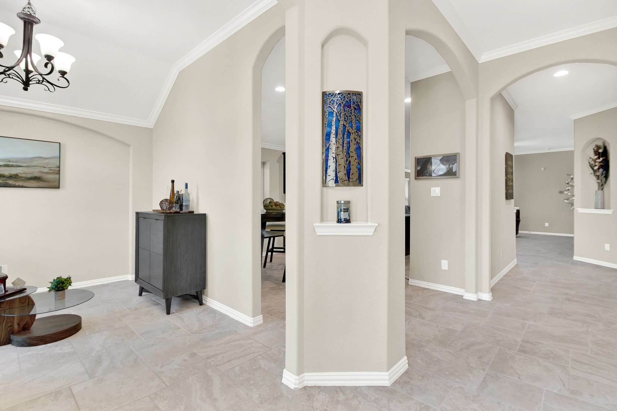 3864 Oakmist Bend Lane Spring, TX 77386 - Photo 3 of 38 a view of livingroom with hardwood and furniture