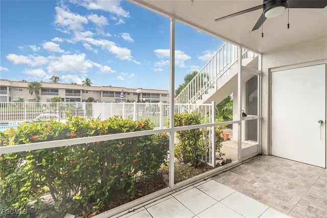 a house view with a garden space