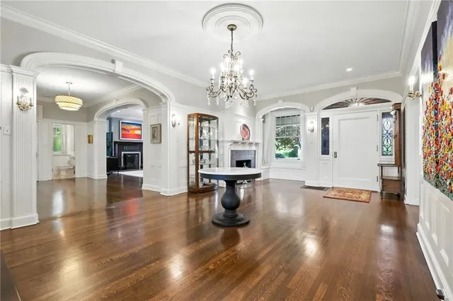 a view of a living room