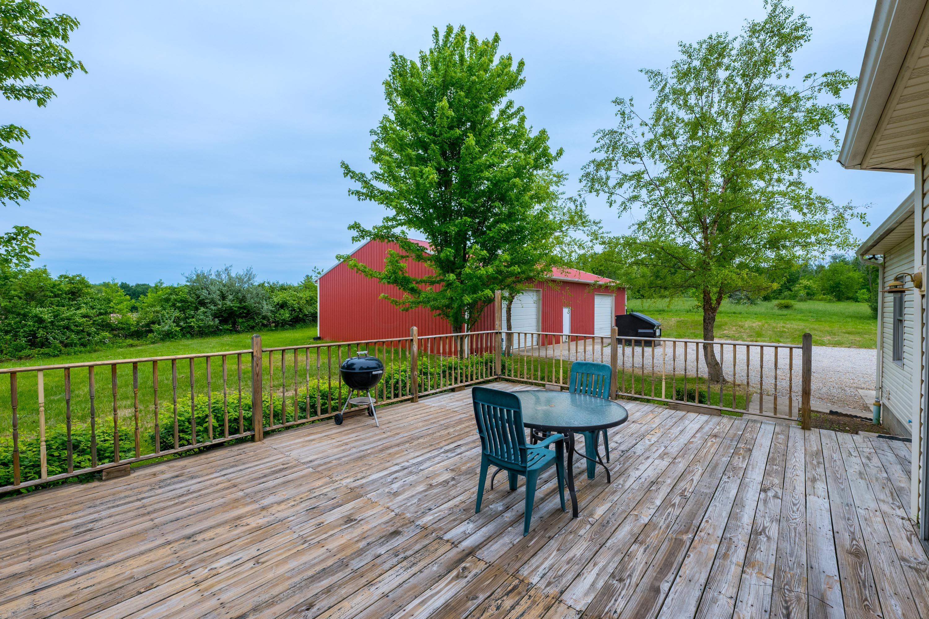 4640 Winchester Southern Road Circleville, OH 43113 - Photo 64 of 69 Deck w/ View of the Outbuilding