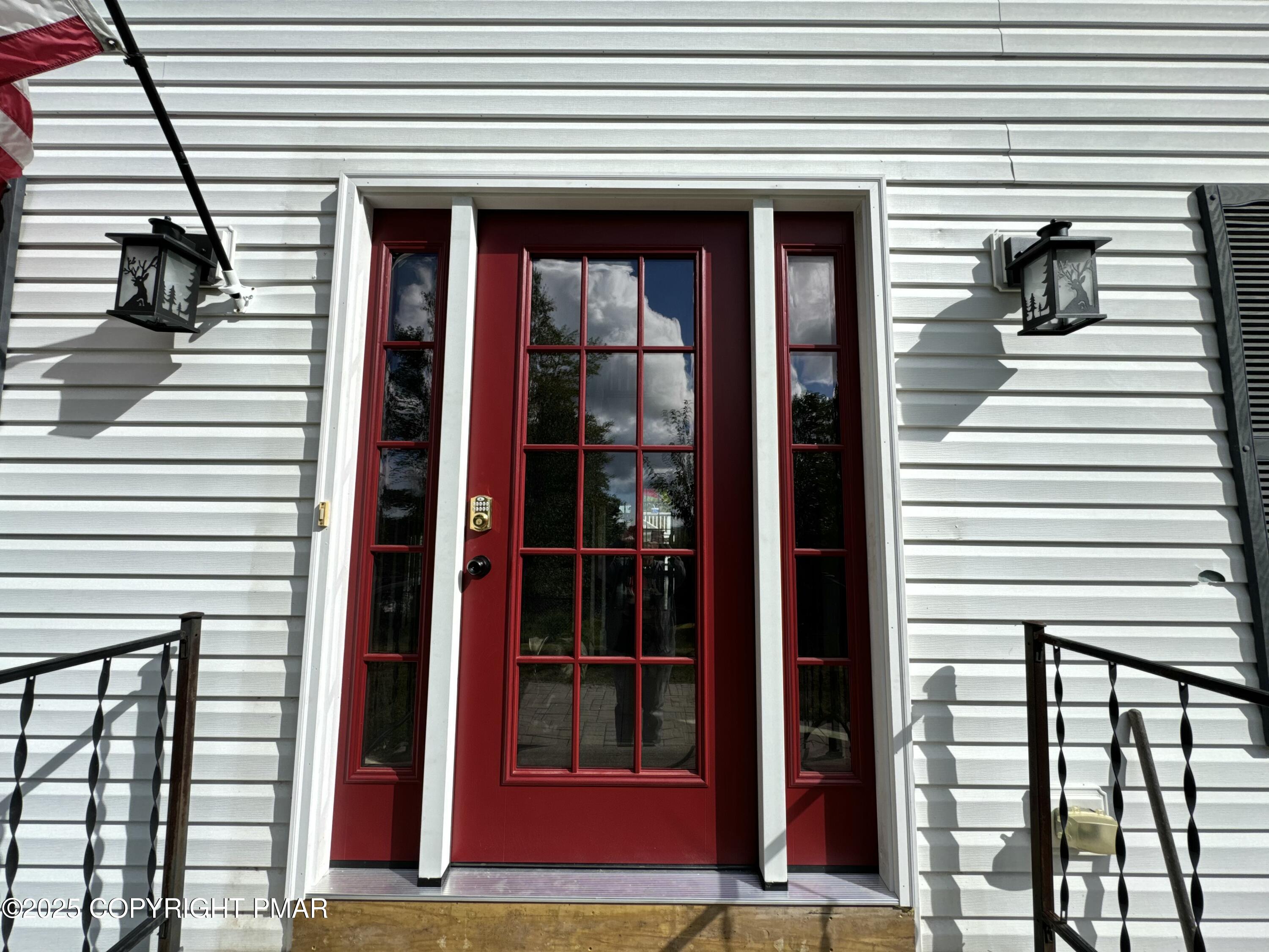 649 Snow Hill Road Cresco, PA 18326 - Photo 3 of 31 a view of a entryway door of the house