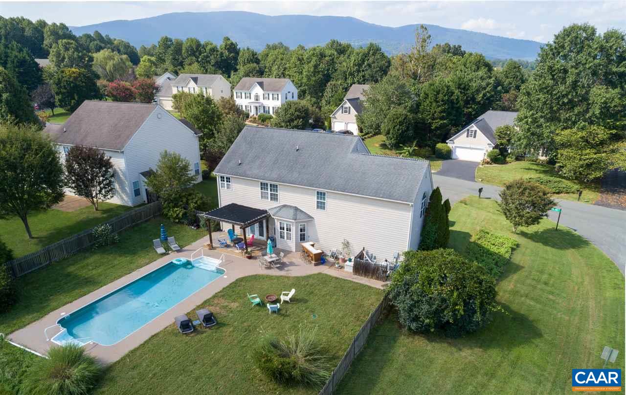 5372 Windy Ridge Road Charlottesville, VA 22903 - Photo 3 of 41 an aerial view of a house with a garden