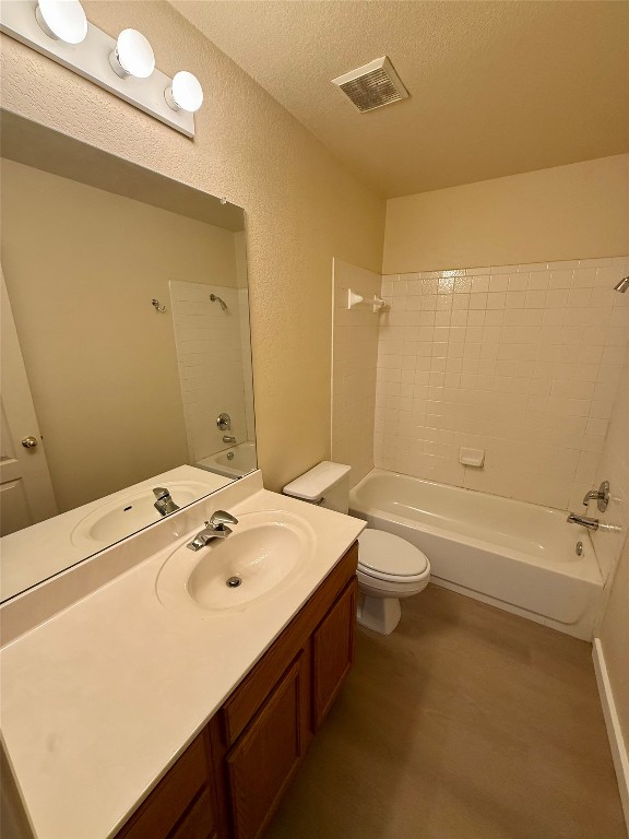 4526 Tello Path Austin, TX 78749 - Photo 19 of 24 a bathroom with a sink a toilet and shower