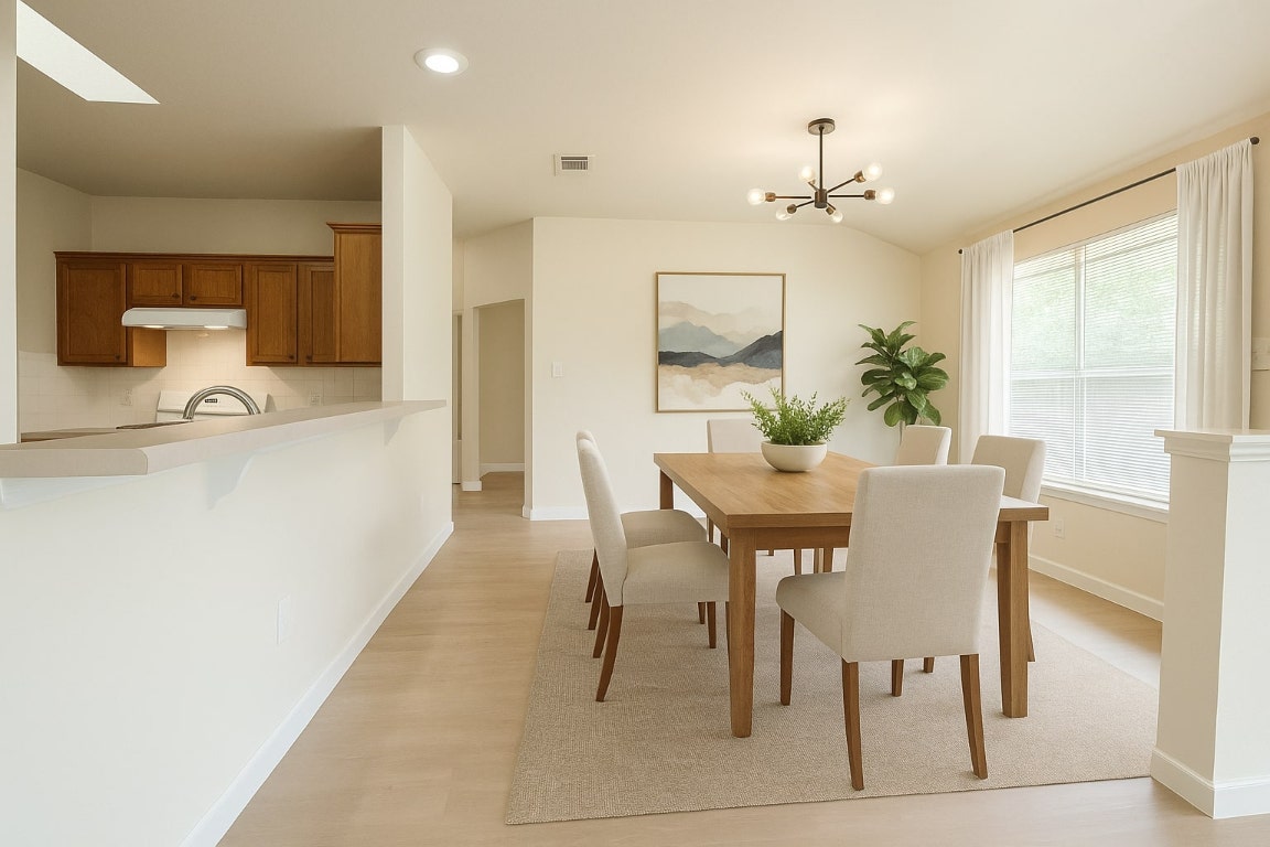 4526 Tello Path Austin, TX 78749 - Photo 7 of 24 a dining room with furniture and window