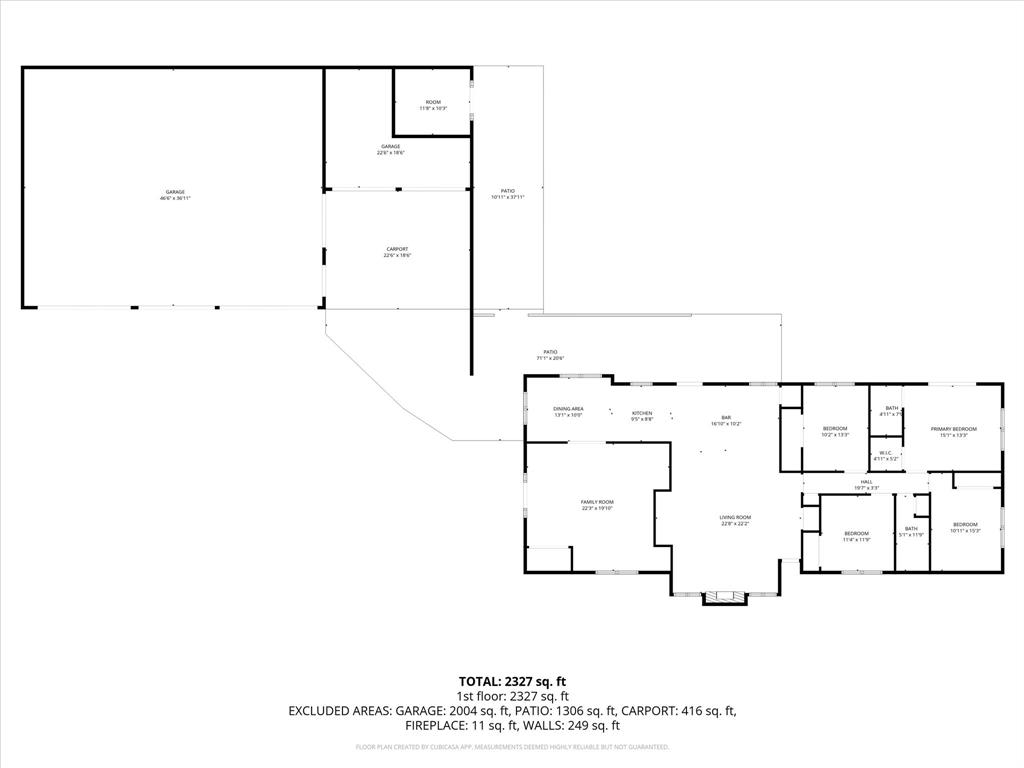 5355 Hoehn Road Sanger, TX 76266 - Photo 31 of 31 Floorplan of main home