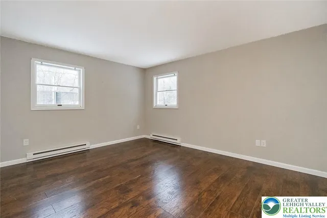 wooden floor in an empty room