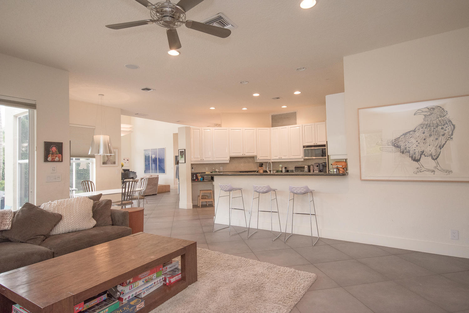 4263 Northwest 61st Lane Boca Raton, FL 33496 - Photo 8 of 29 Family Room & Kitchen