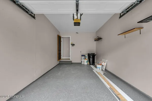 a view of a hallway view with staircase