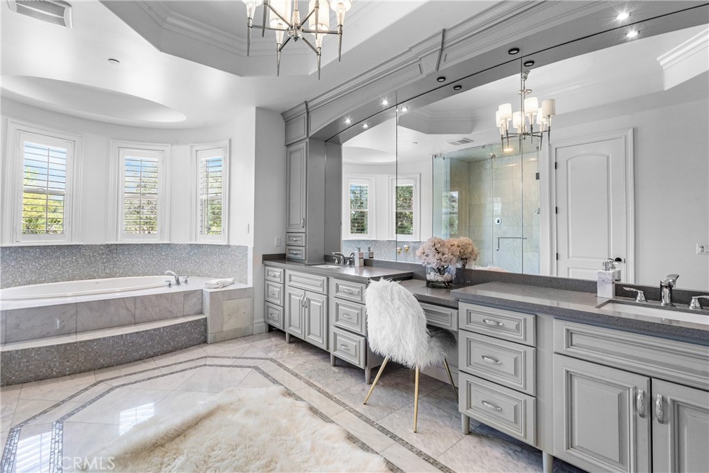 3255 Lombardy Road Pasadena, CA 91107 - Photo 27 of 69 master bathroom dual sinks with vanity