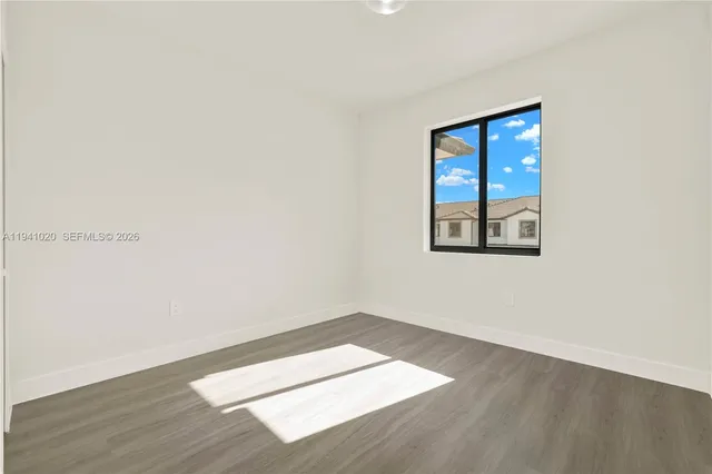 a view of wooden floor in a room