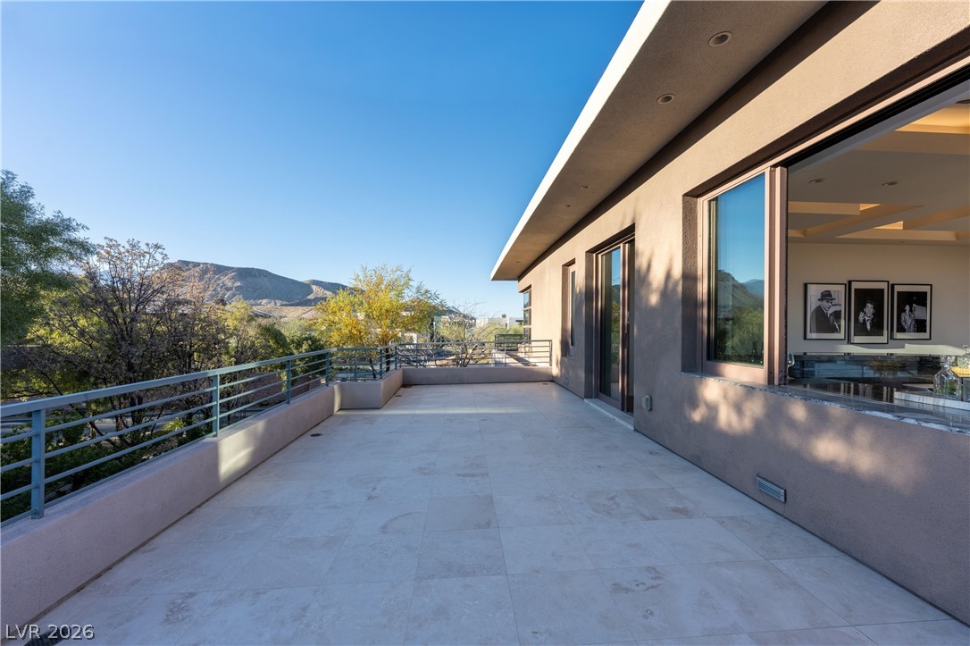 91 Hawk Ridge Drive Las Vegas, NV 89135 - Photo 38 of 97 Balcony off media room