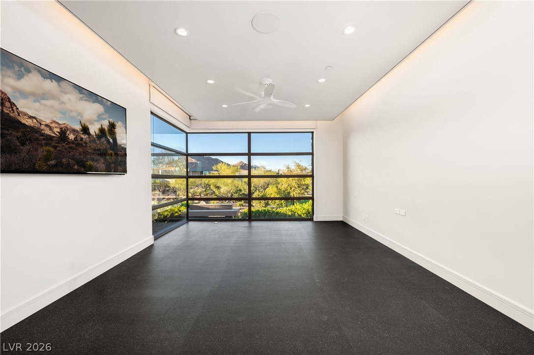 91 Hawk Ridge Drive Las Vegas, NV 89135 - Photo 59 of 97 Den or Workout Studio with Mountain Views