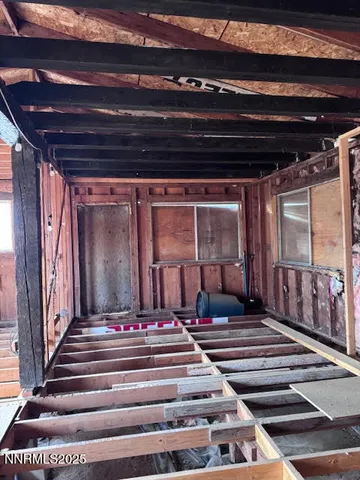 a view of a entryway of a house