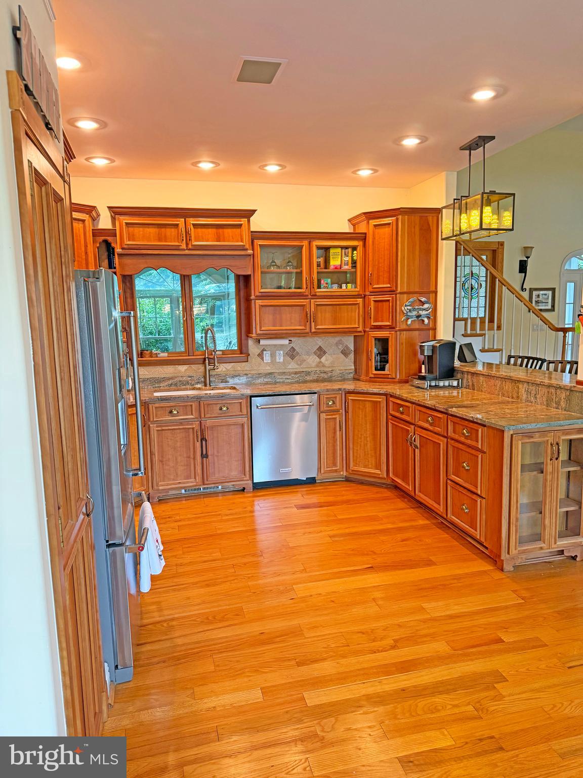 52 Reef Court Montross, VA 22520 - Photo 21 of 76 Kitchen has custom natural cherry cabinets