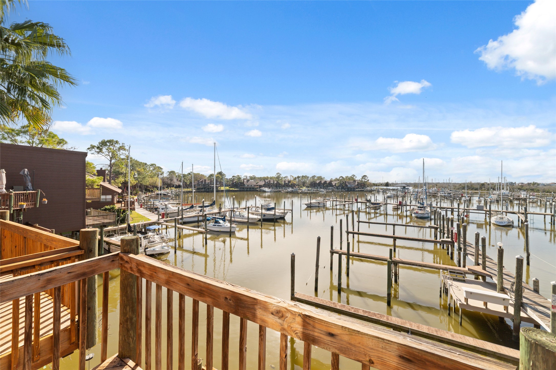 717 Davis Road League City, TX 77573 - Photo 29 of 32 a view of a lake from a balcony