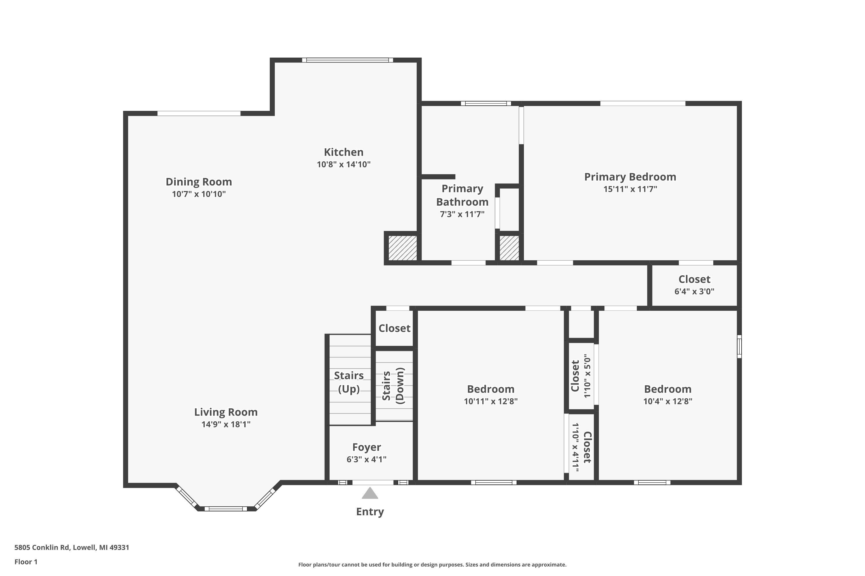 5805 Conklin Road Lowell, MI 49331 - Photo 42 of 43 3-Floor-1