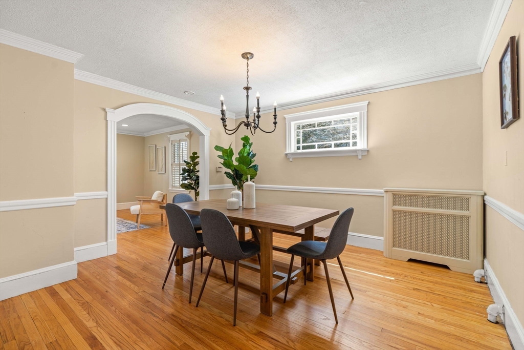 156 Russett Road Boston, MA 02132 - Photo 9 of 32 a view of a dining room with furniture window and wooden floor