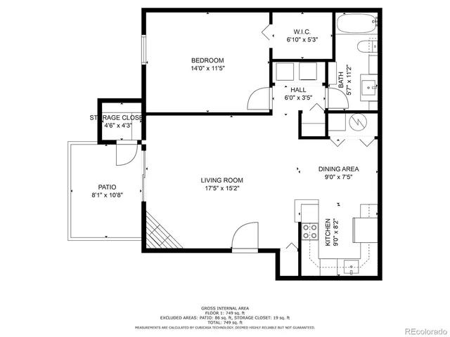 $1,595 | 3324 South Ammons Street, Unit 103, Lakewood, CO 80227