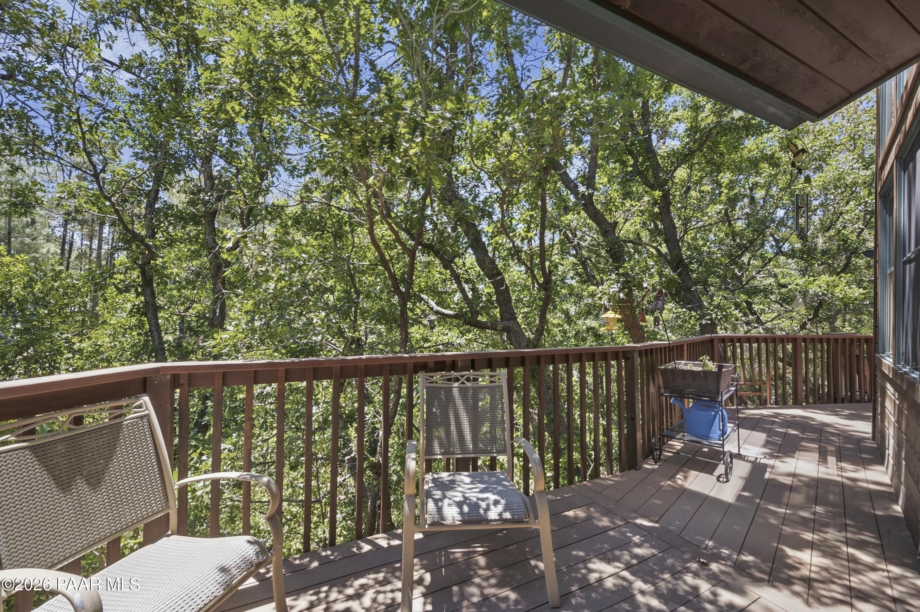 1882 East Old Miner Road Prescott, AZ 86303 - Photo 31 of 42 Deck View