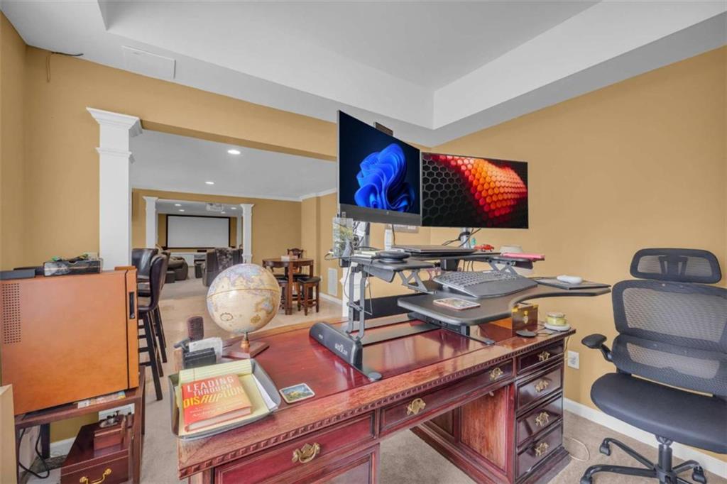 3540 Sentry View Trace Suwanee, GA 30024 - Photo 56 of 70 a room with furniture and a flat screen tv