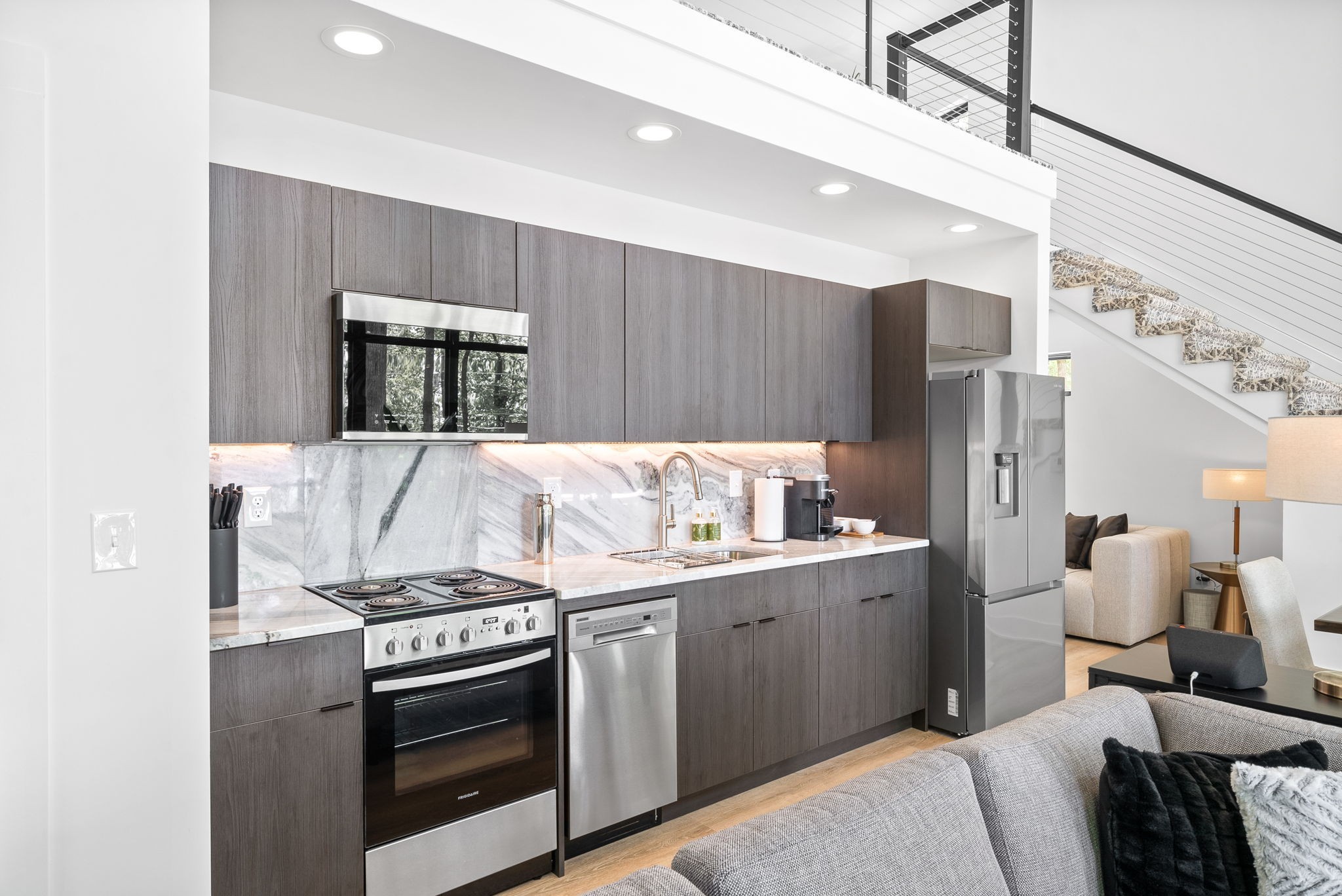 301 Apache Trail Cadiz, KY 42211 - Photo 12 of 47 a kitchen with a stove and a sink