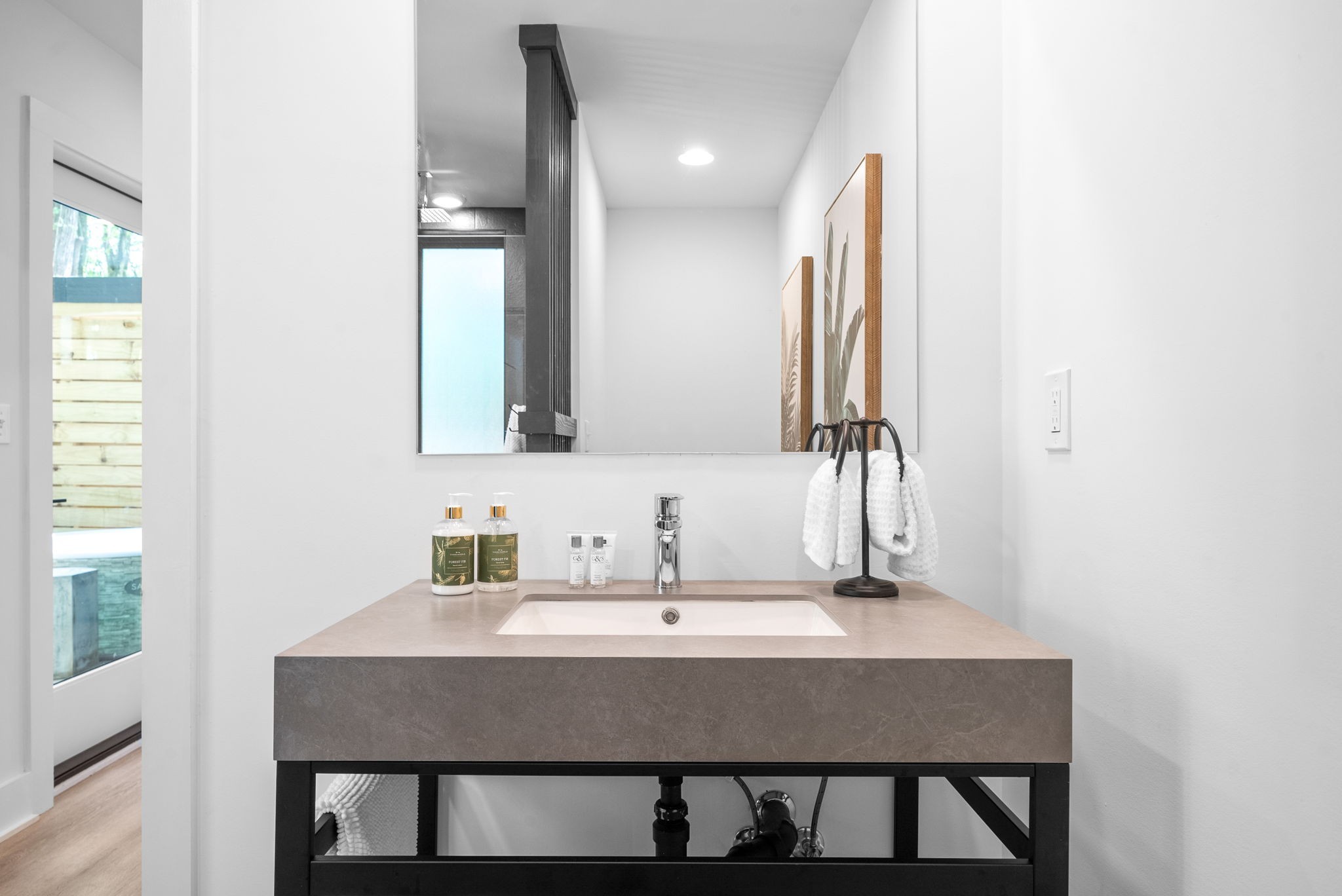 301 Apache Trail Cadiz, KY 42211 - Photo 22 of 47 a bathroom with a sink and a mirror