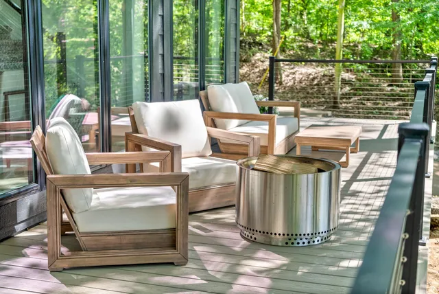 a view of backyard with a patio