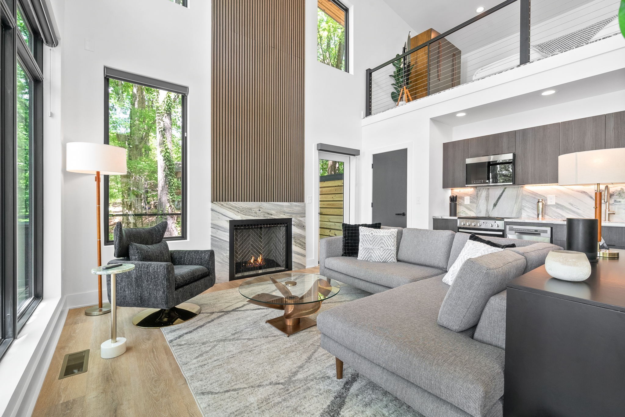 301 Apache Trail Cadiz, KY 42211 - Photo 4 of 47 a living room with furniture fireplace and a large window