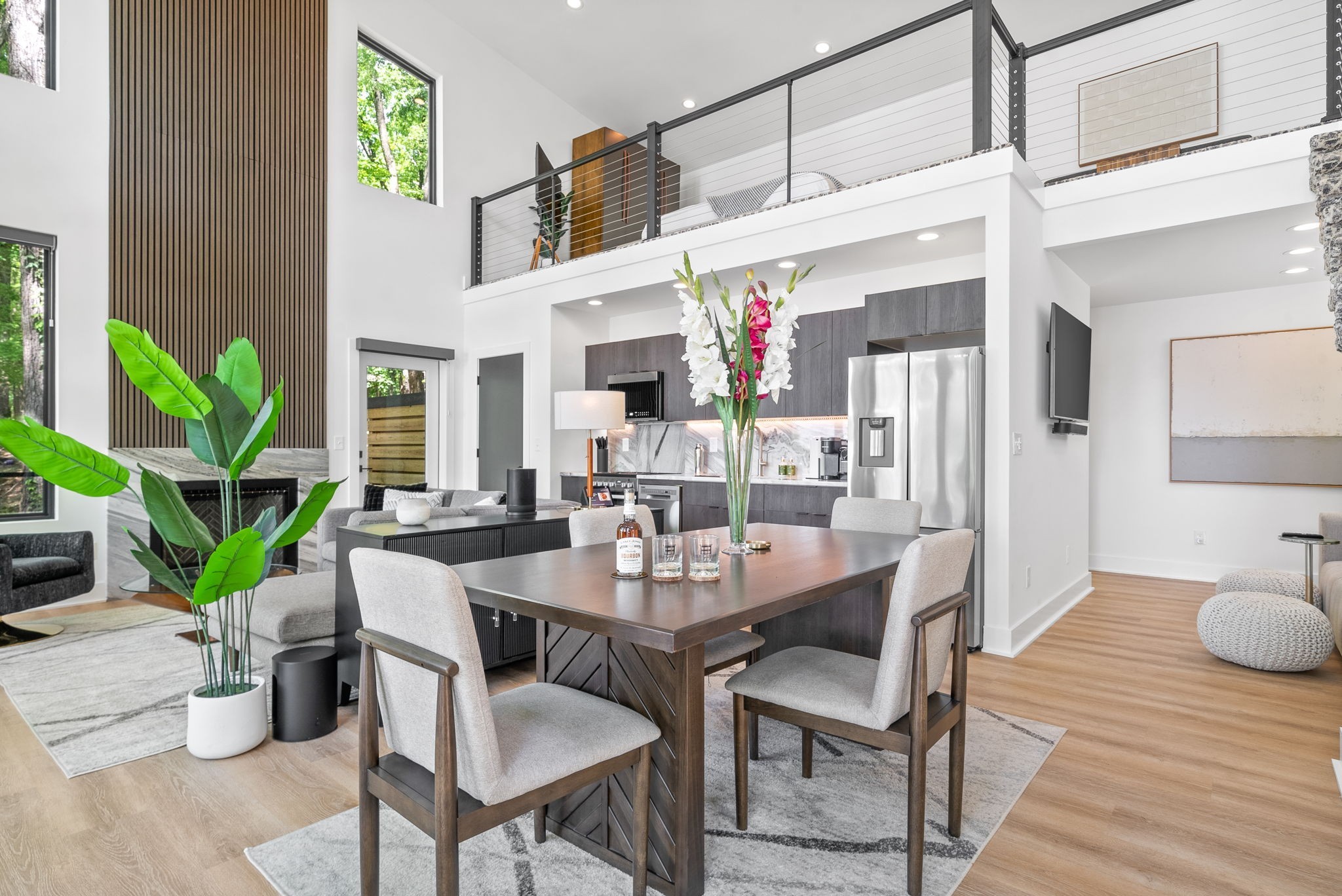 301 Apache Trail Cadiz, KY 42211 - Photo 9 of 47 a view of a dining room with furniture and wooden floor
