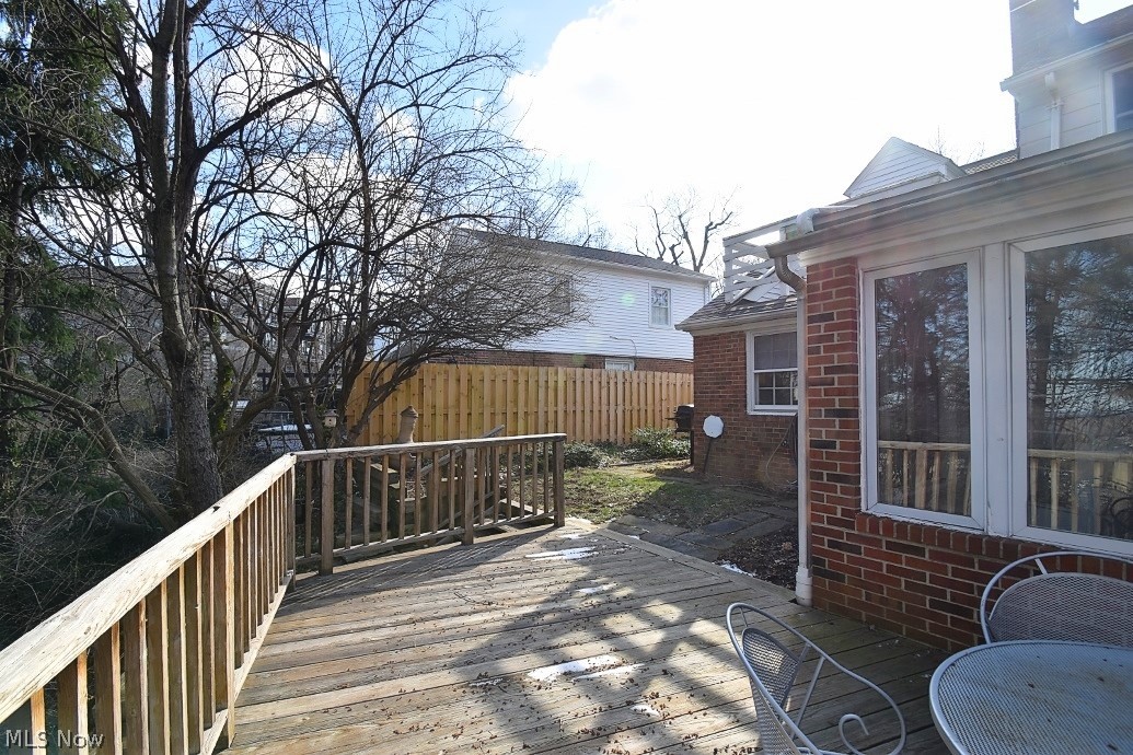 2401 Overlook Road Cleveland, OH 44106 - Photo 26 of 32 view of deck