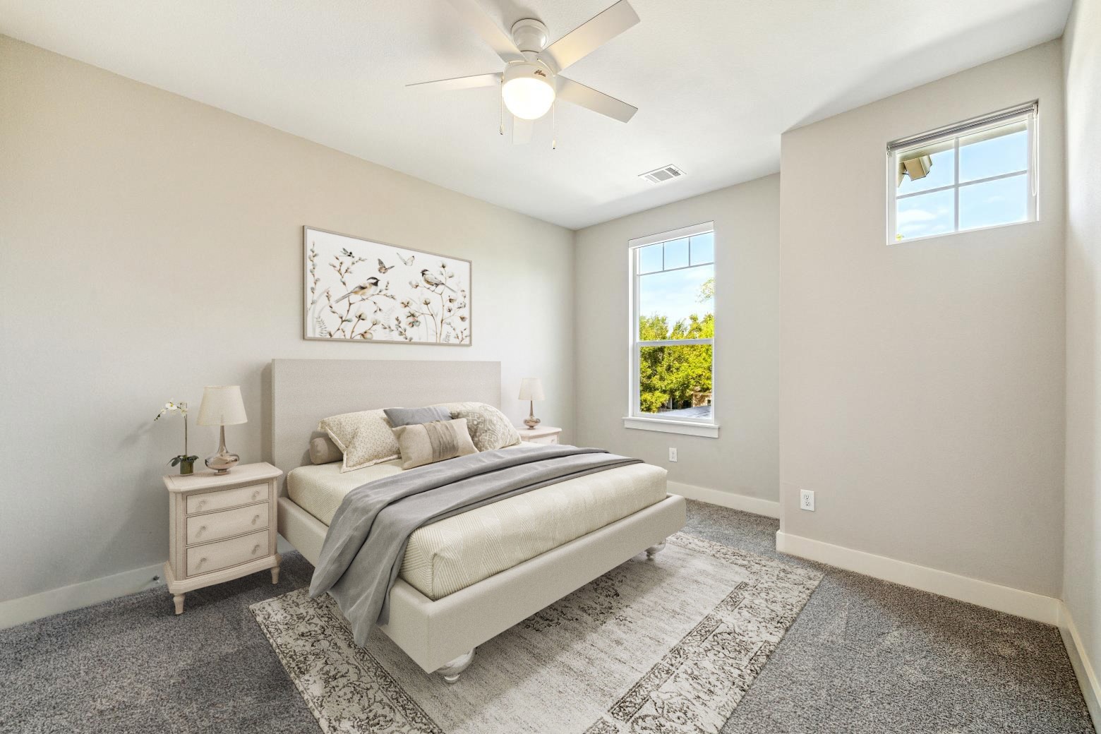 603 Vincent Street Houston, TX 77009 - Photo 19 of 26 2nd floor: Secondary bedroom.
*Virtually staged