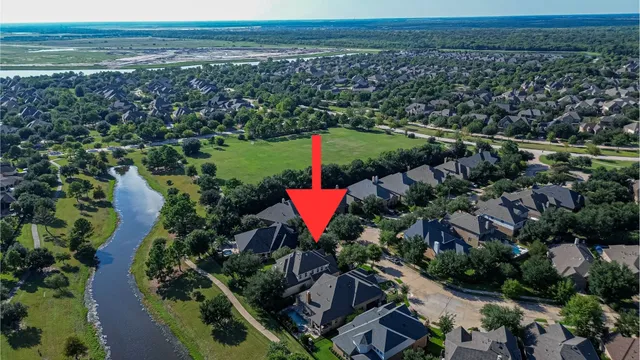 a view of a city and lake