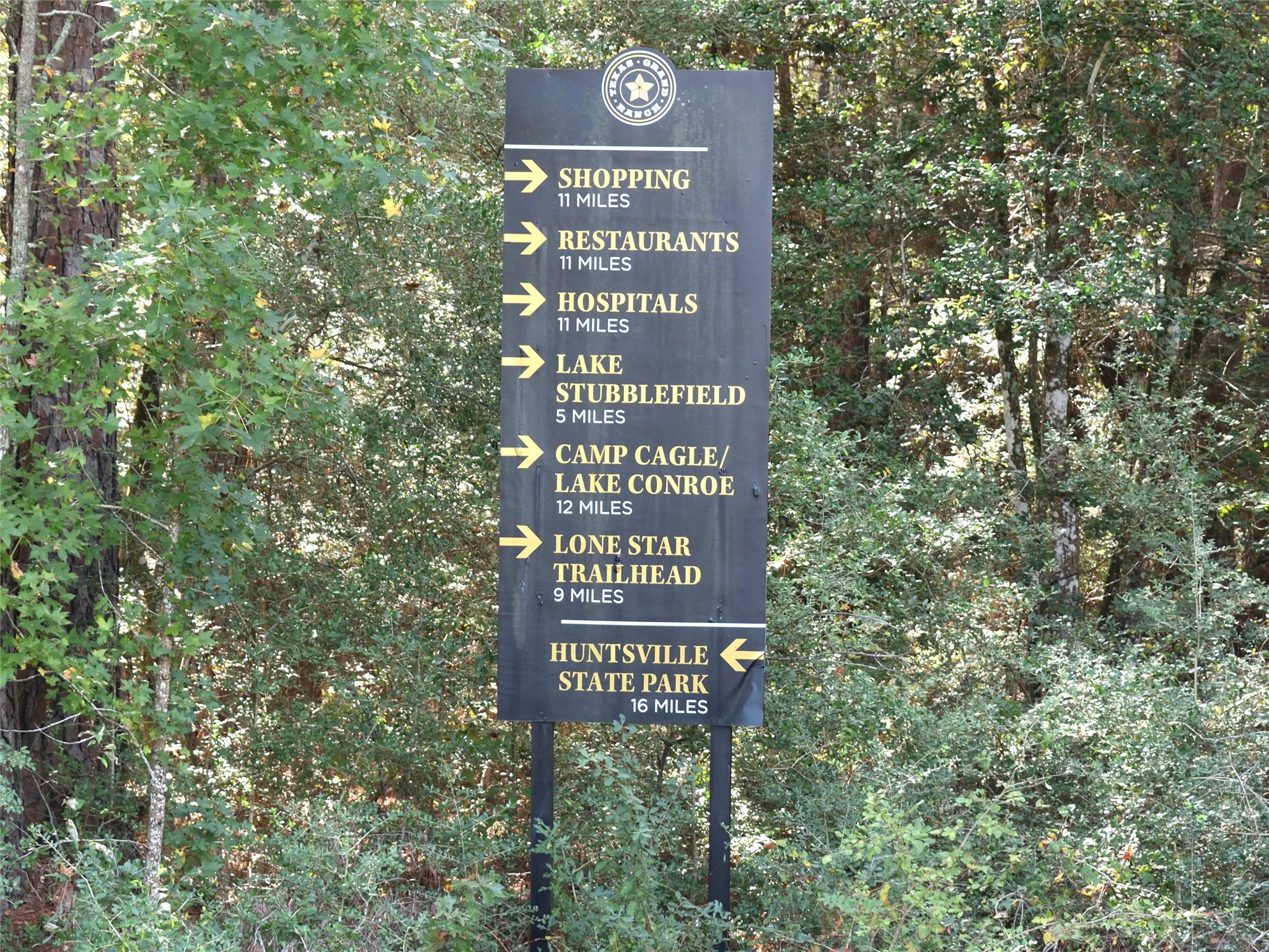 Tbd Copperleaf Road Huntsville, TX 77340 - Photo 24 of 24 a sign on the side of a building