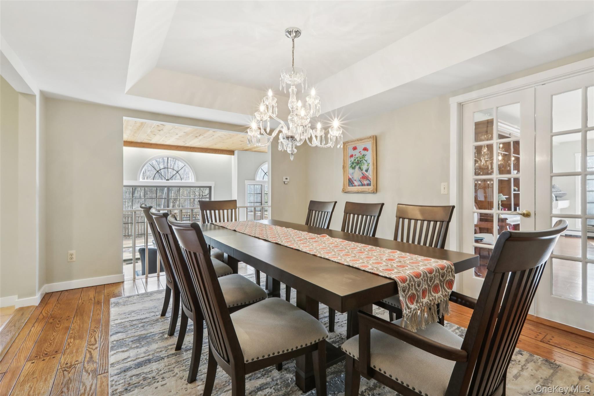 27 Cat Ridge Road North Salem, NY 10560 - Photo 17 of 46 a view of a dining room with furniture window and wooden floor