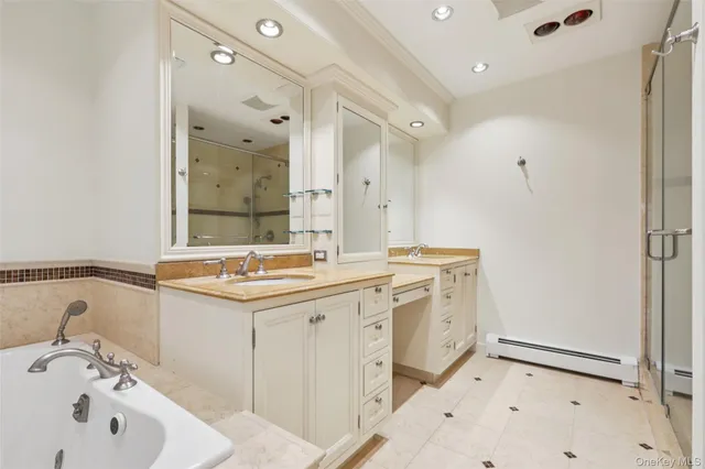 a living room with a table and chairs