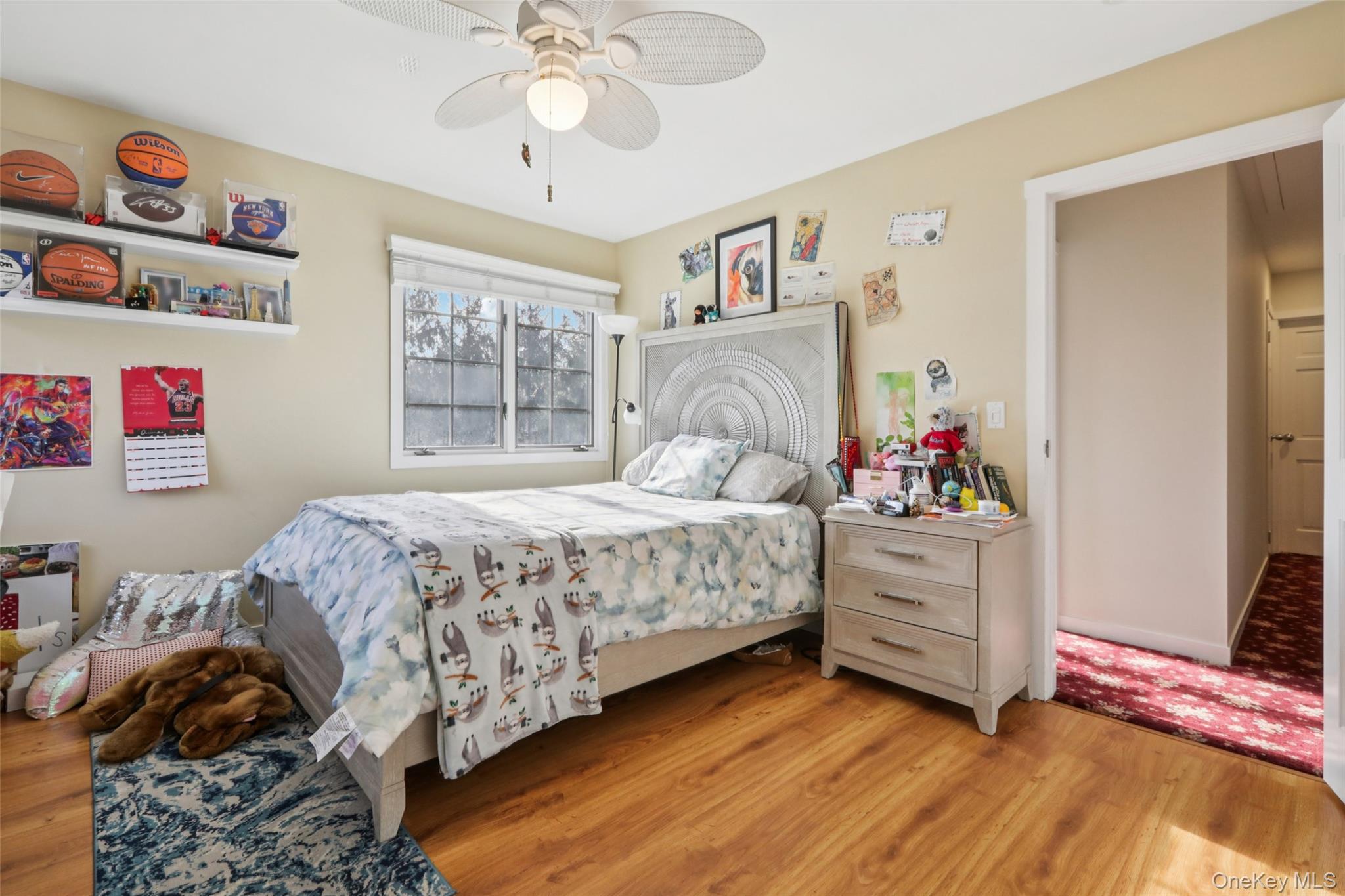 27 Cat Ridge Road North Salem, NY 10560 - Photo 31 of 46 Bedroom with light wood-type flooring and a ceiling fan