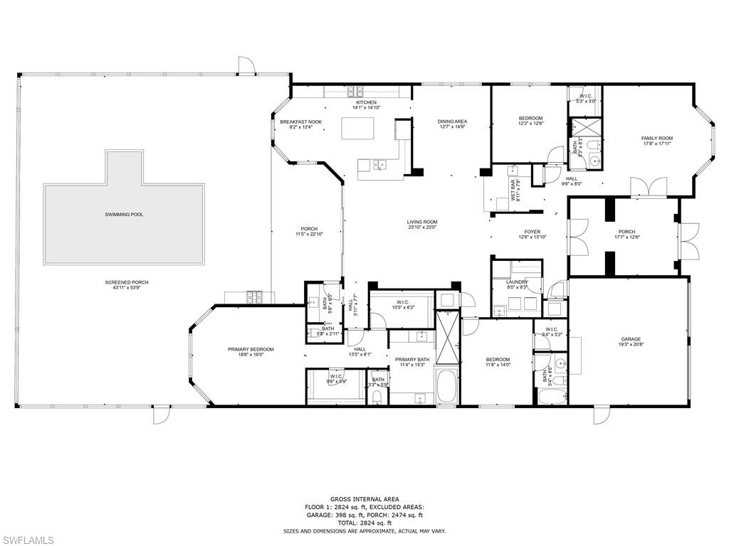 4467 Caldera Circle Naples, FL 34119 - Photo 42 of 50 a picture of a room with a white wall and white walls