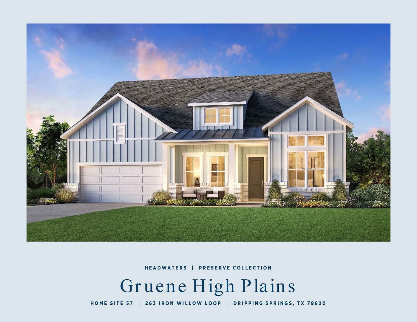 263 Iron Willow Loop Dripping Springs, TX 78620 - Photo 2 of 26 a black and white house with a big yard