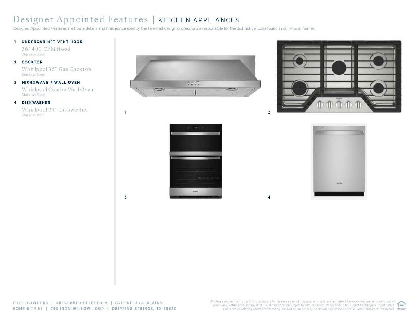263 Iron Willow Loop Dripping Springs, TX 78620 - Photo 9 of 26 a picture of a kitchen with a stove and a microwave