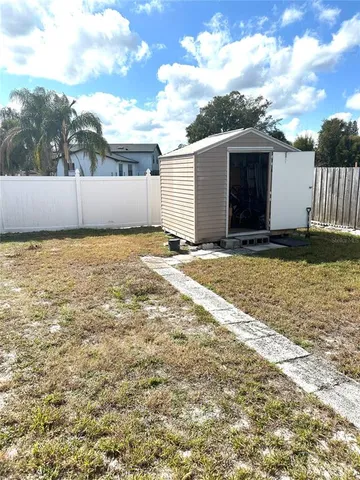 a view of an outdoor space and a yard